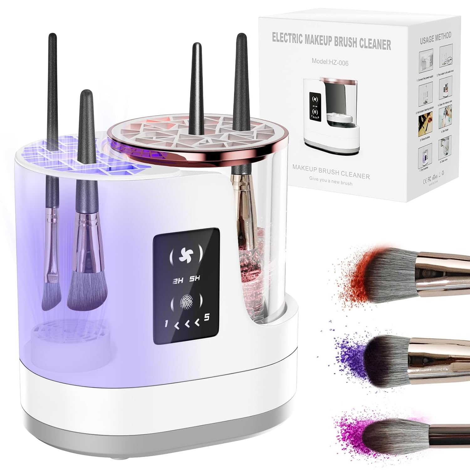 Makeup brush cleaner