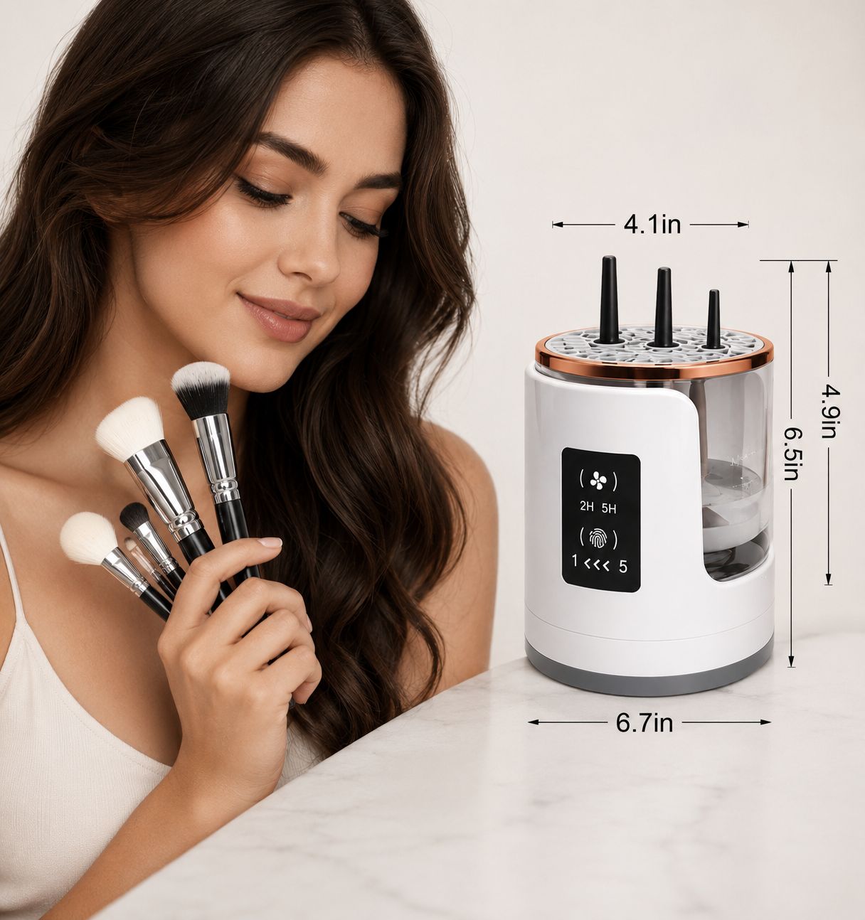 Makeup brush cleaner