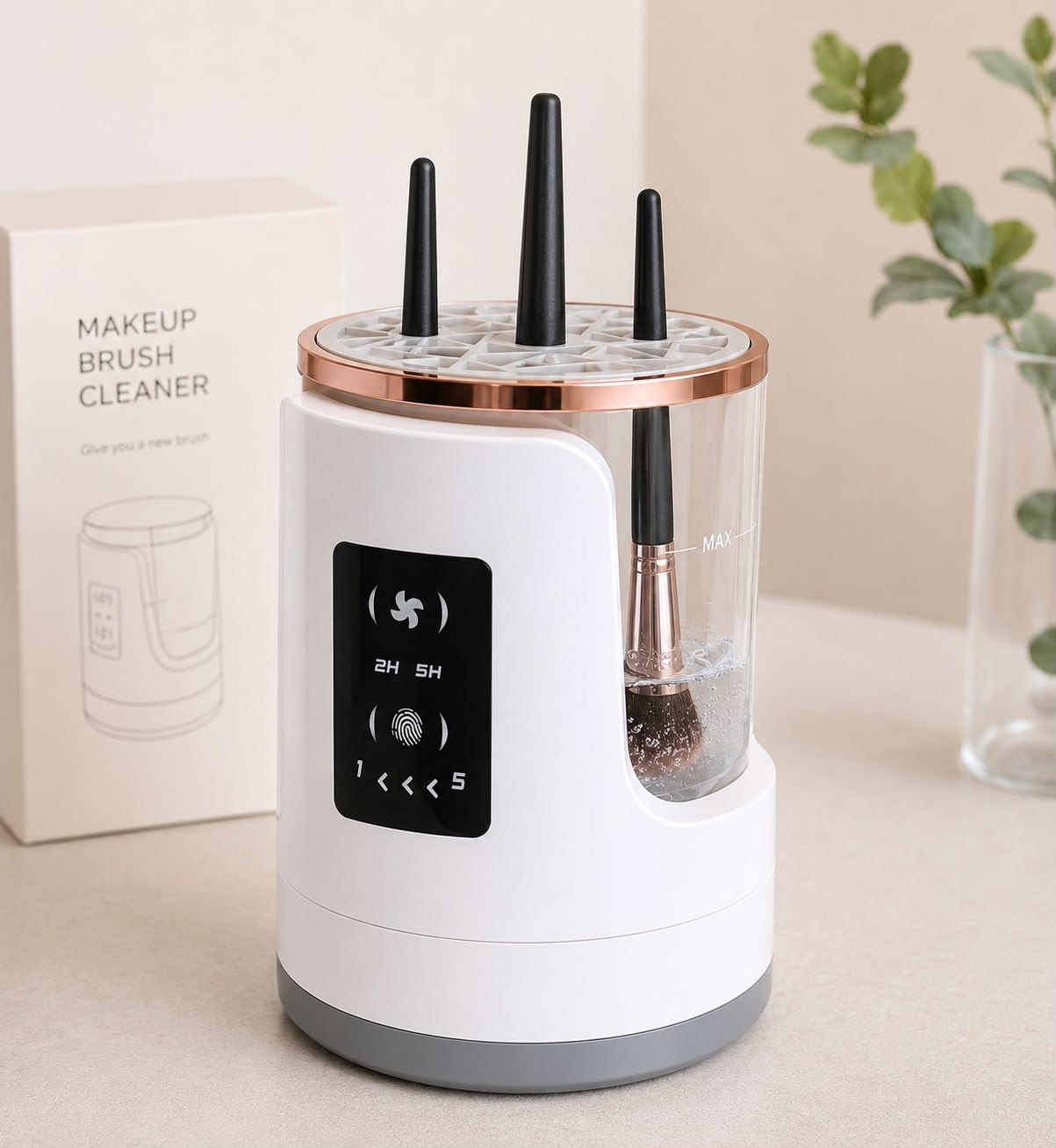 Makeup brush cleaner
